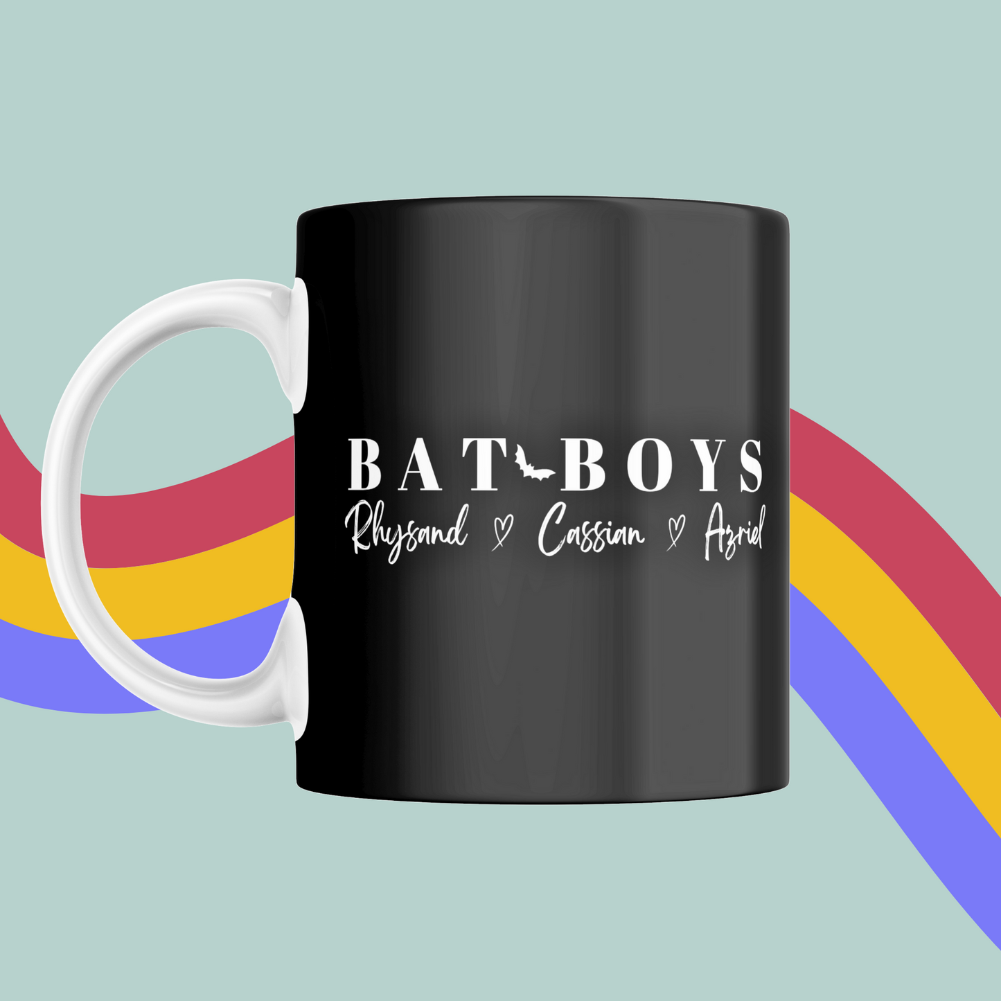 Bat Boys Mug- A Court Of Thorns and Roses, Sarah J Maas Mug