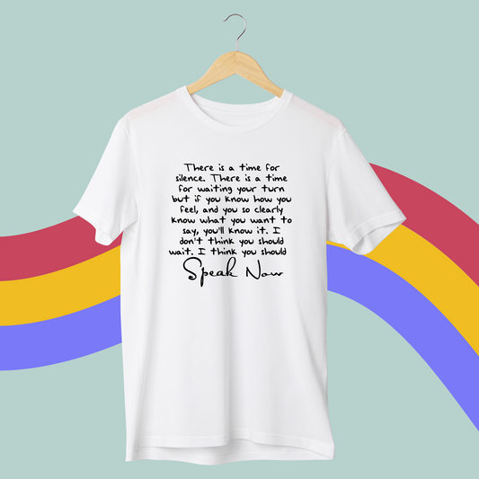 I Think You Should Speak Now Tee- Taylor Swift TV T-Shirt