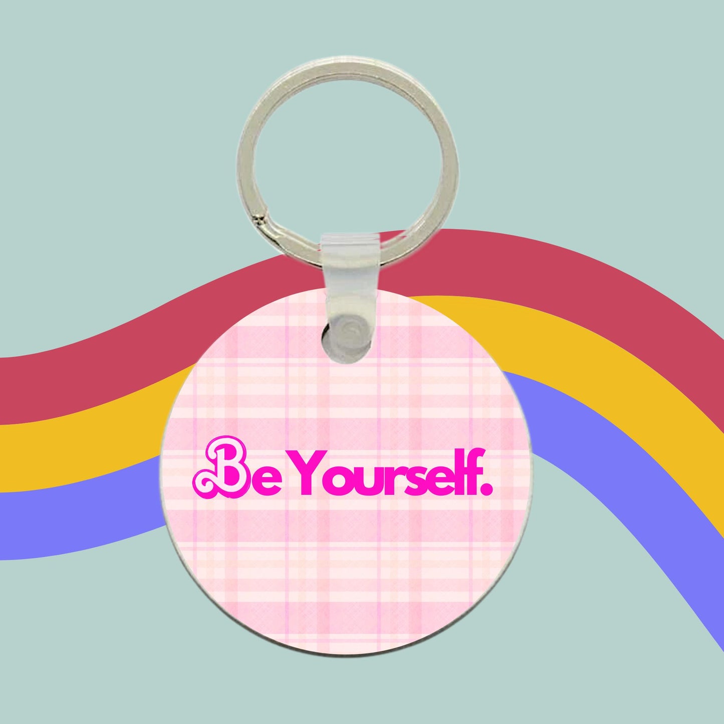 Be Yourself Keyring- Barbie Charm