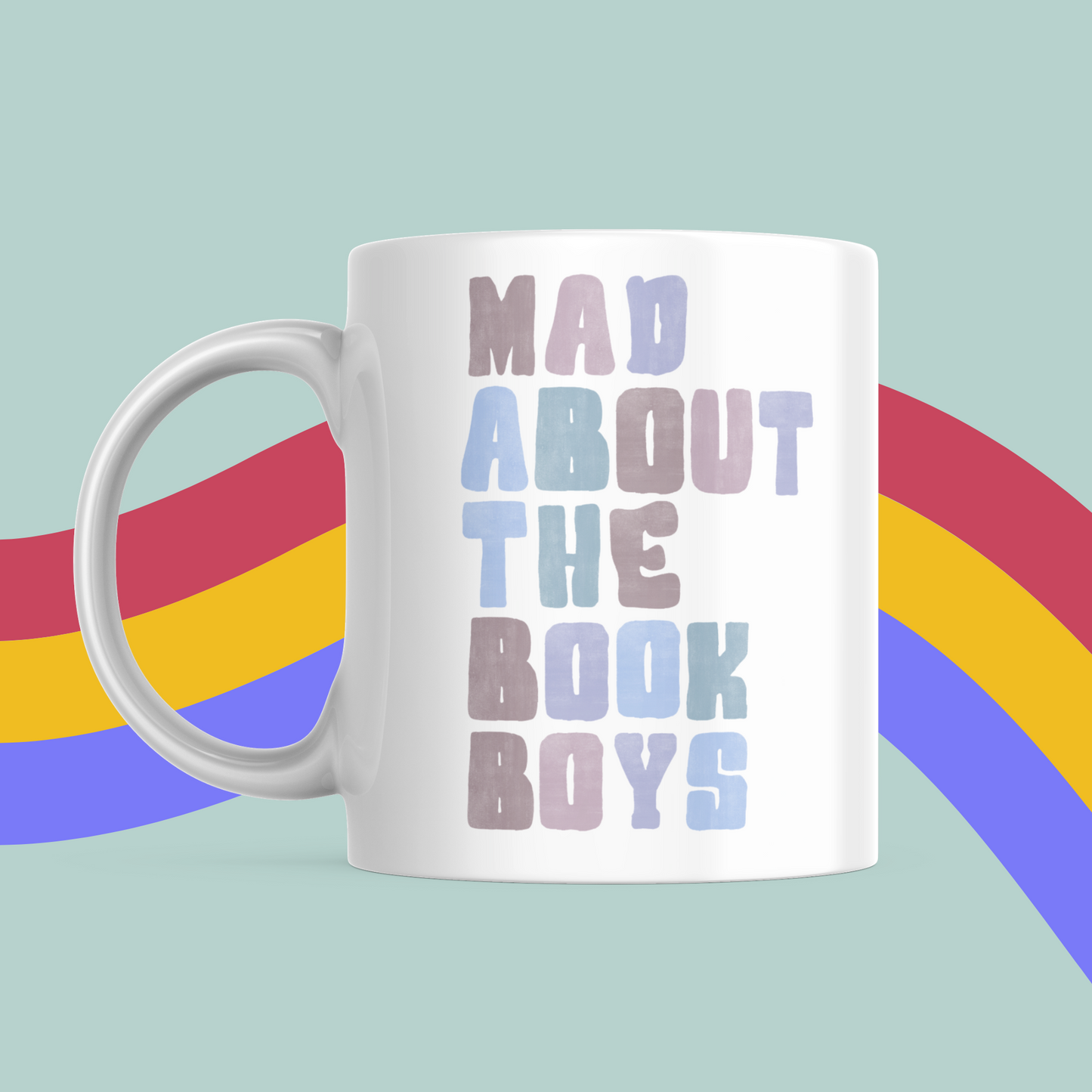 Mad About The Book Boys Mug- Funny Book Lovers Mug