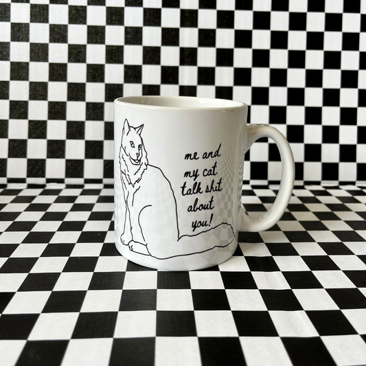 SAMPLE Me and My Cat Mug- Funny Cat Lover Mug