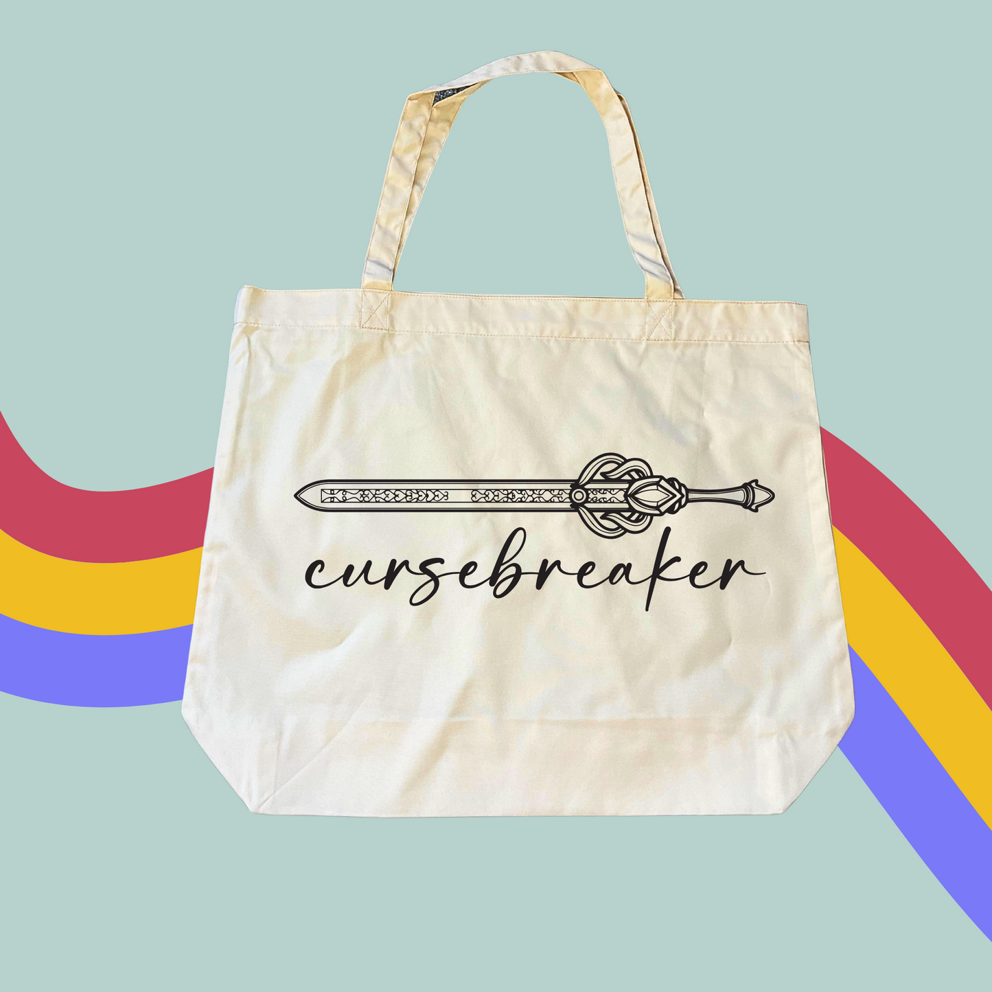 Cursebreaker Tote Bag- A Court Of Thorns and Roses, Sarah J Maas Shopping Bag