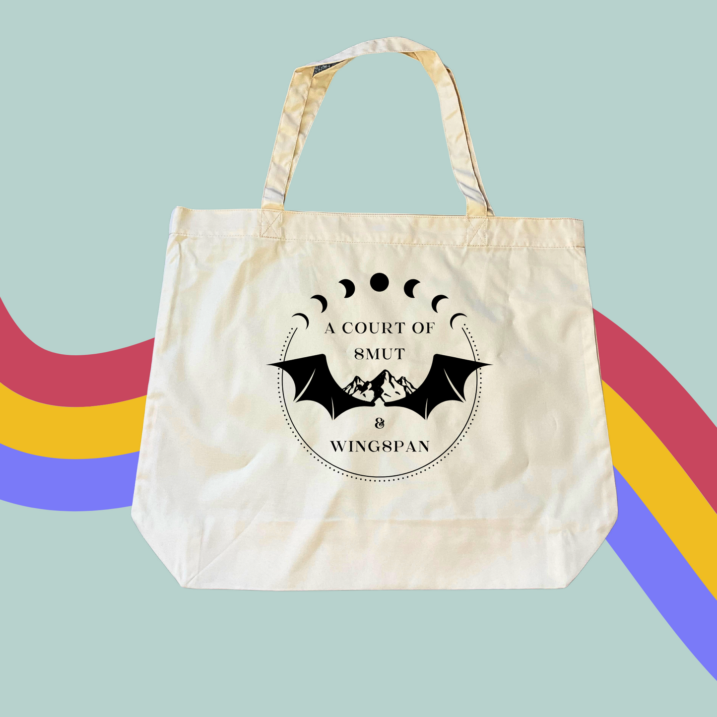 A Court Of Smut and Wingspan Tote- A Court Of Thorns and Roses, Sarah J Maas Shopping Bag