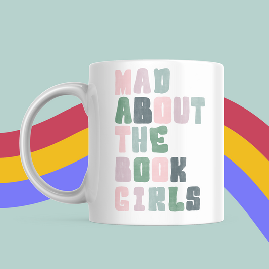 Mad About The Book Girl Mug- Funny Book Lovers Mug