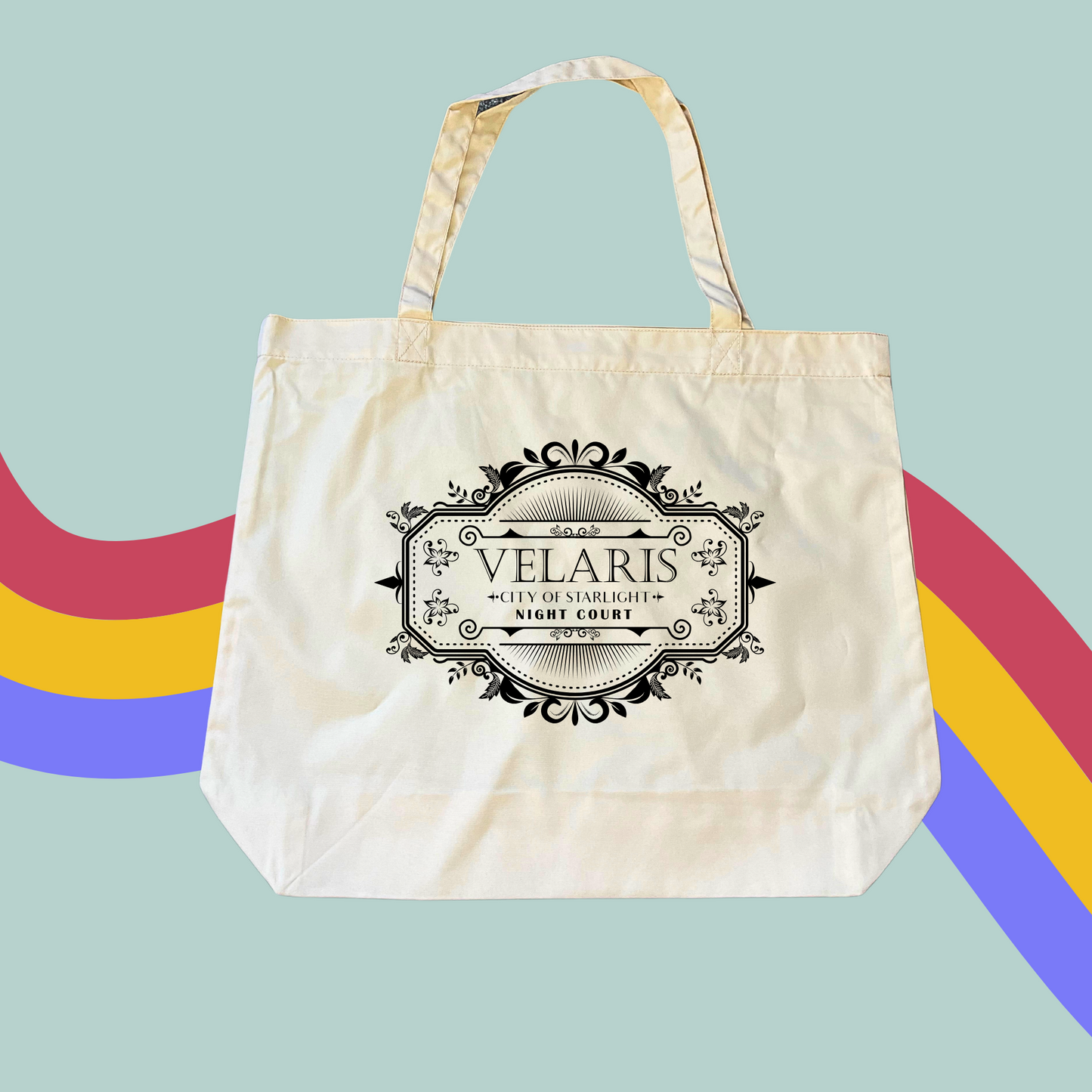 Velaris City of Starlight Tote Bag- A Court Of Thorns and Roses, Sarah J Maas Shopping Bag