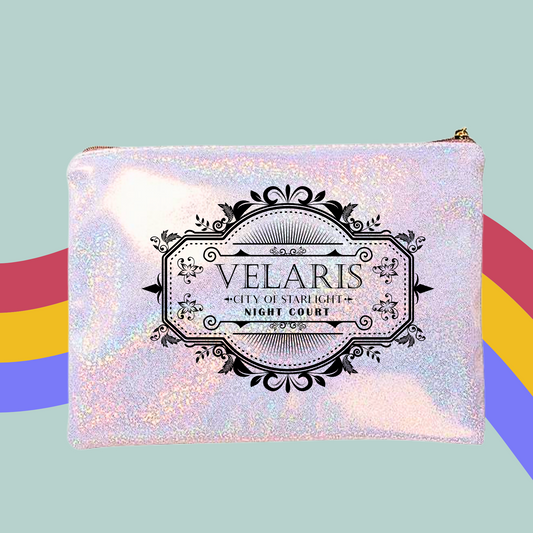 Velaris City of Starlight Makeup Bag- A Court Of Thorns and Roses, Sarah J Maas Zip Case