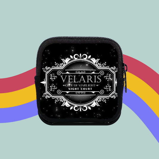 Velaris City of Starlight Coin Purse- A Court Of Thorns and Roses, Sarah J Maas Pouch