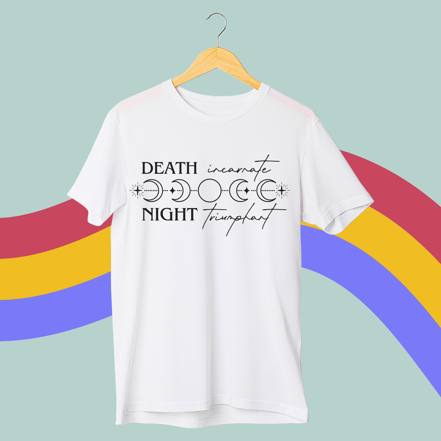 Nesta Death Incarnate Night Triumphant Tee- A Court Of Thorns and Roses, Sarah J Maas  T-Shirt