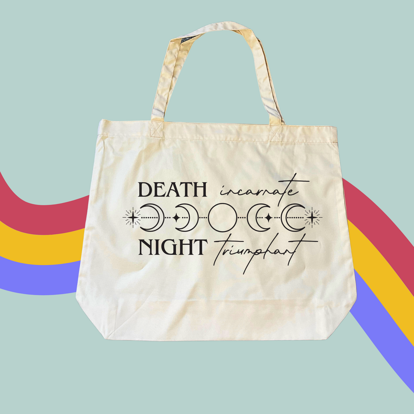 Nesta Death Incarnate Night Triumphant Tote Bag- A Court Of Thorns and Roses, Sarah J Maas Shopping Bag