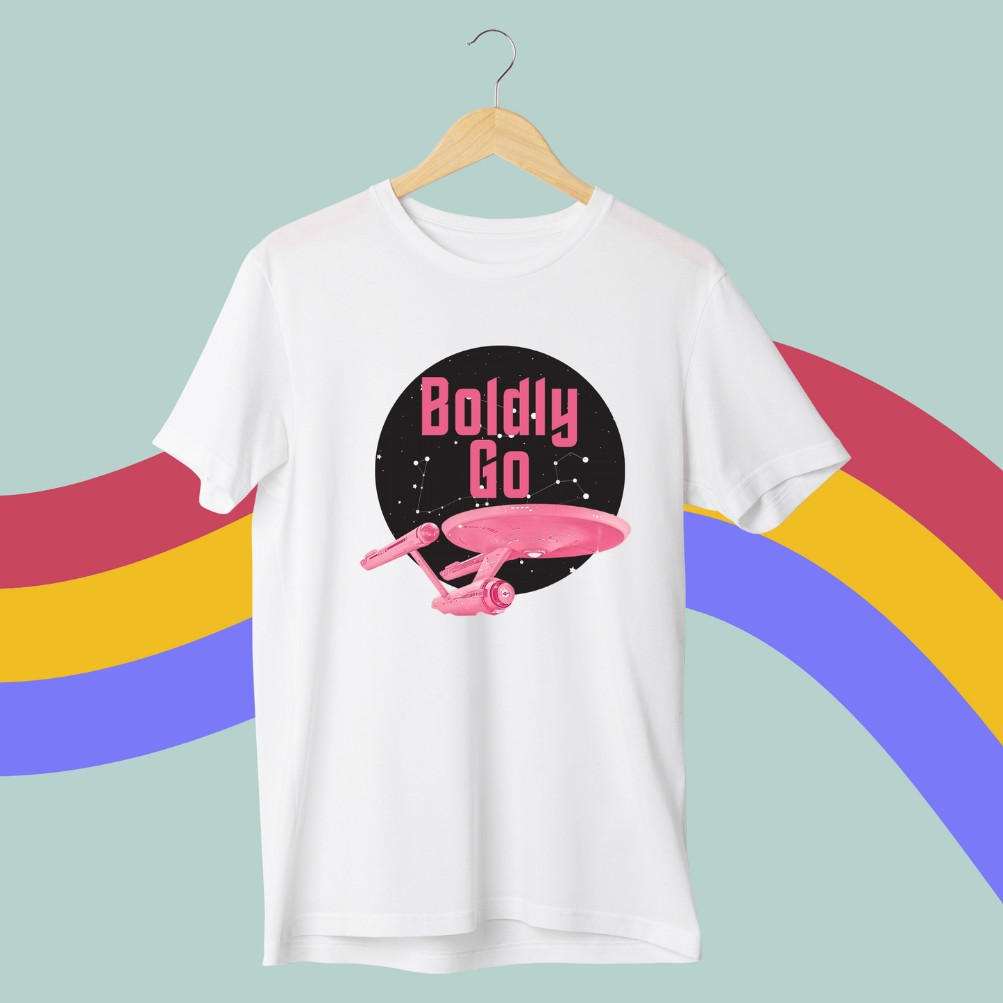 Boldly Go Tee- Star Trek TOS T-Shirt