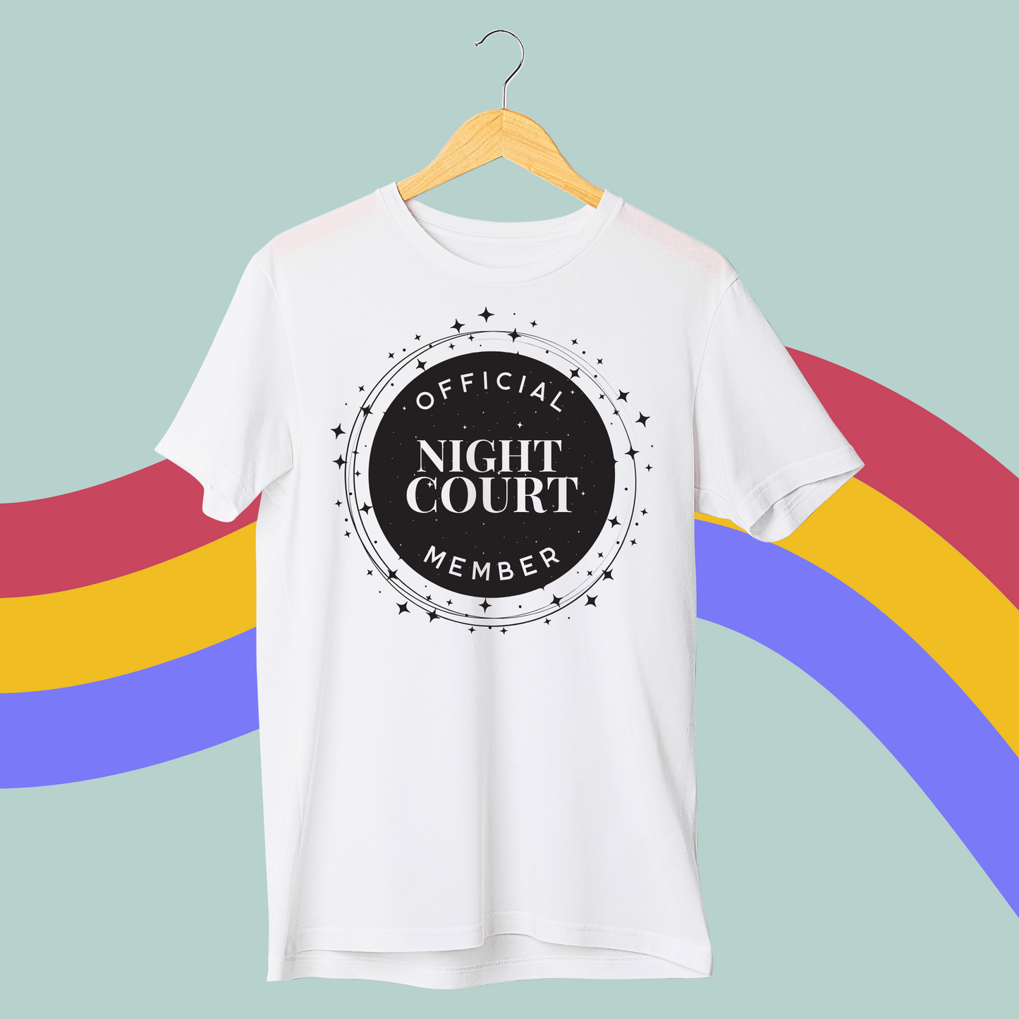 Night Court Member Tee- A Court Of Thorns and Roses, Sarah J Maas  T-Shirt