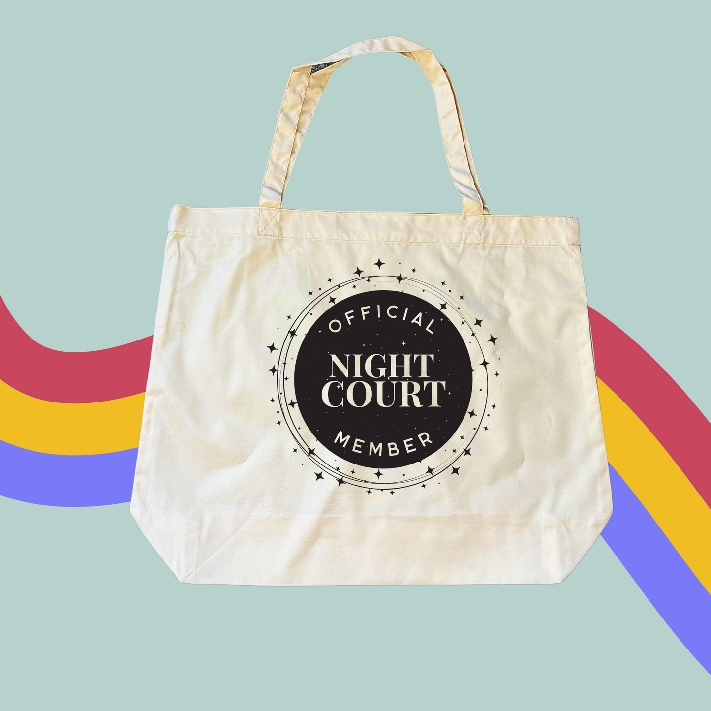 Night Court Member Tote Bag- A Court Of Thorns and Roses, Sarah J Maas Shopping Bag