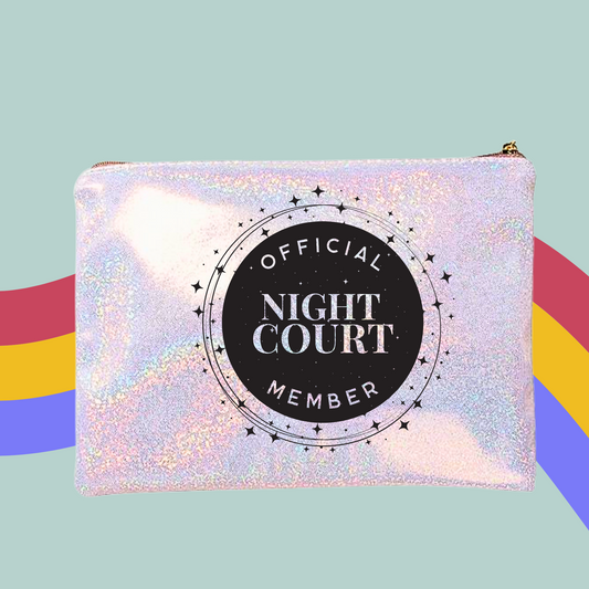 Night Court Member Makeup Bag- A Court Of Thorns and Roses, Sarah J Maas Zip Case