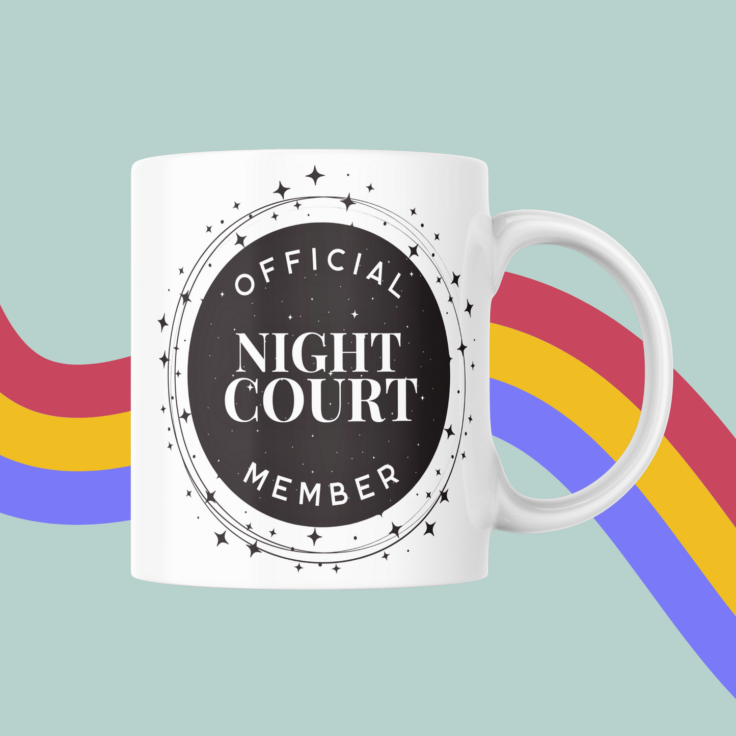 Night Court Member Mug- A Court Of Thorns and Roses, Sarah J Maas Mug