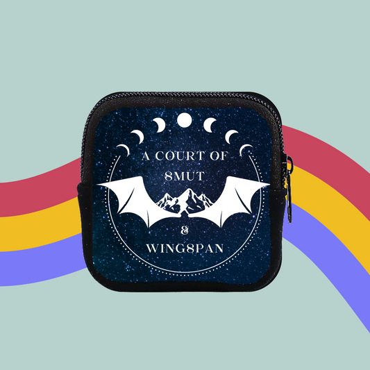 A Court Of Smut and Wingspan Coin Purse- A Court Of Thorns and Roses, Sarah J Maas Pouch