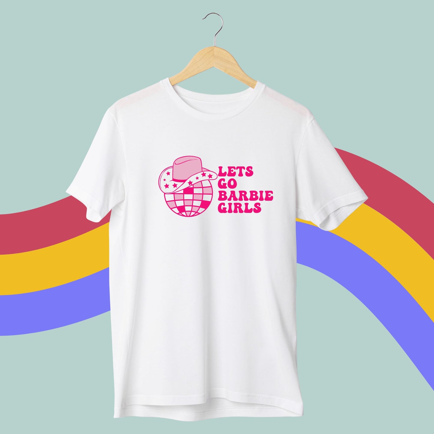 Let’s Go Barbie Girls Tee- Barbie T-Shirt