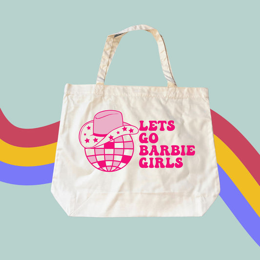 Let’s Go Barbie Girls Tote- Barbie Shopping Bag