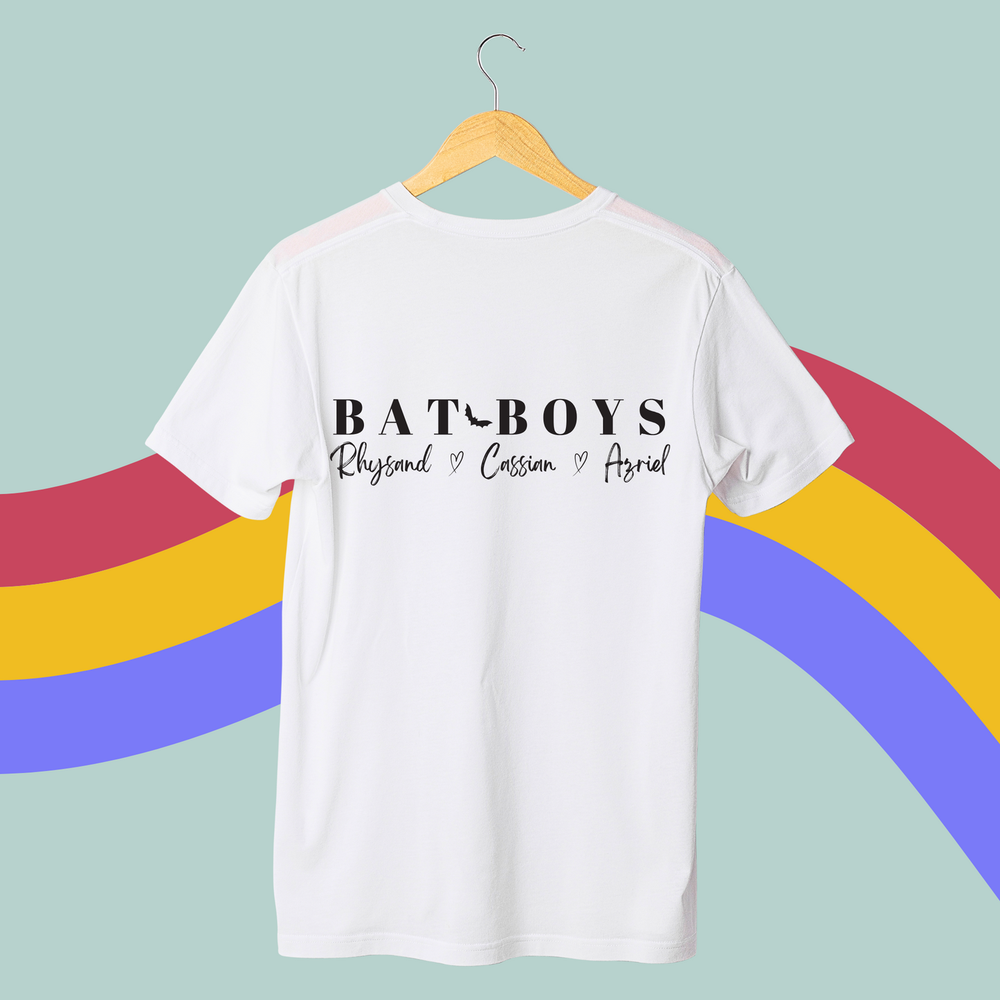 Bat Boys Tee- A Court Of Thorns and Roses, Sarah J Maas  T-Shirt