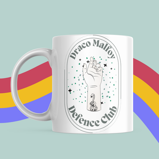 Draco Malfoy Defence Club Mug- Harry Potter Slytherin Mug