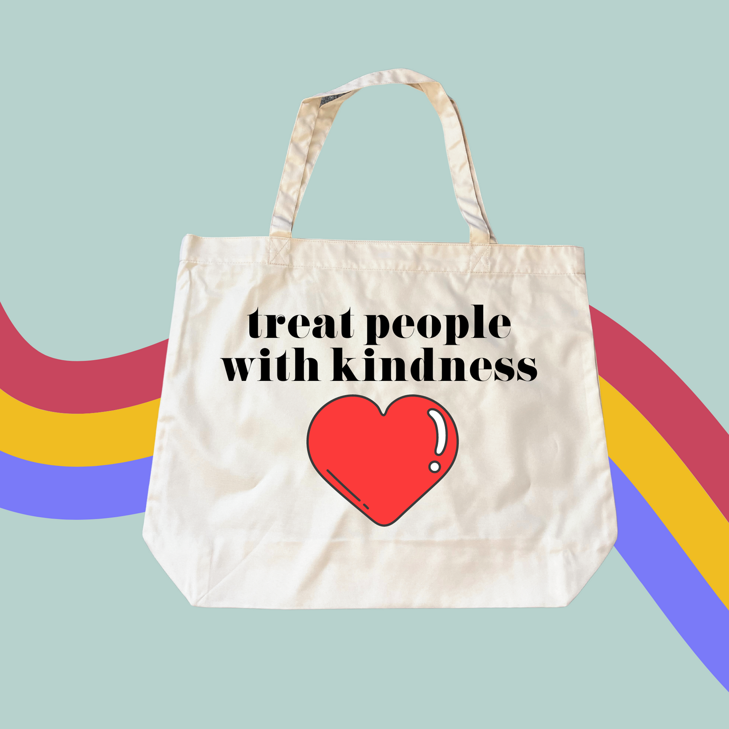 Treat People With Kindness Tote- Harry Styles Shopping Bag