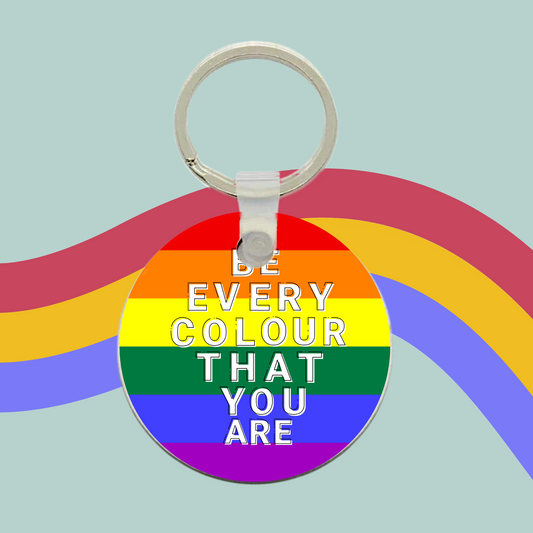 Be Every Colour That You Are Keyring-PRIDE-Rainbow LGBTQ+ Charm