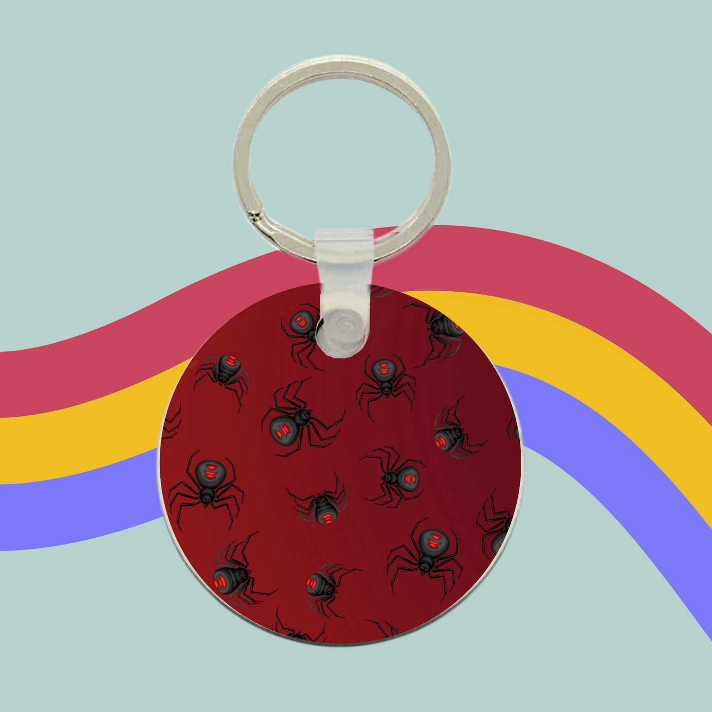 Widows Mark Keyring- Black Widow Charm