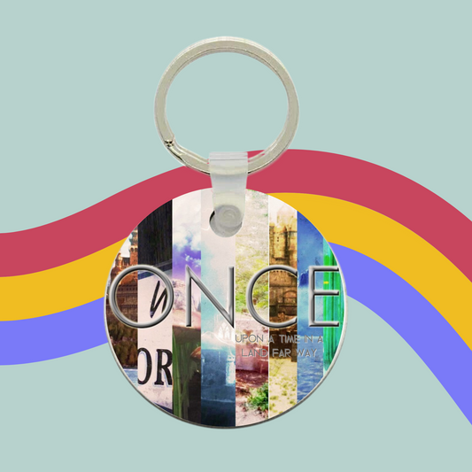 In A Land Far Away OUAT Keyring- Once Upon A Time Charm