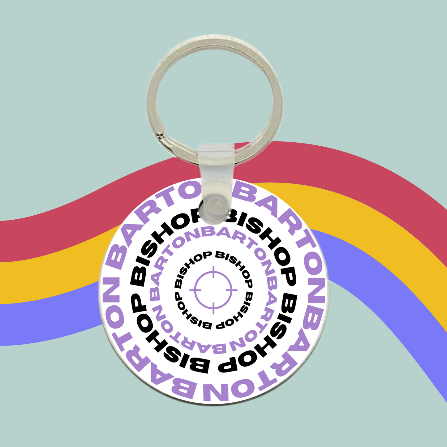 Barton And Bishop Target Hawkeye Keyring- Marvel Charm