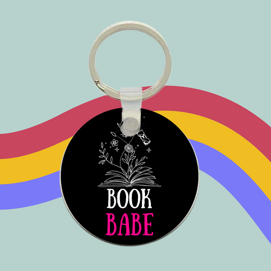 Book Babe Bookish Keyring- Book Lover Charm