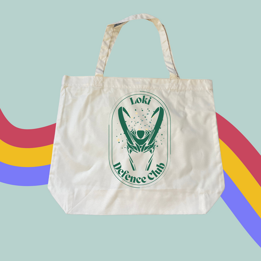 Loki Defense Club Tote- Marvel Studios Loki Shopping Bag