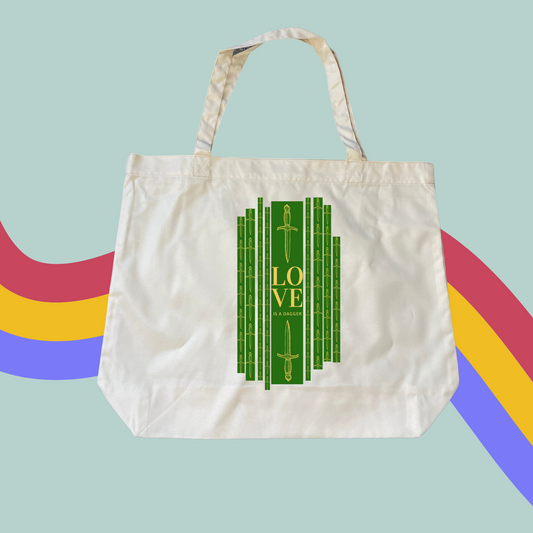 Love Is A Dagger Tote- Marvel Studios Loki Shopping Bag