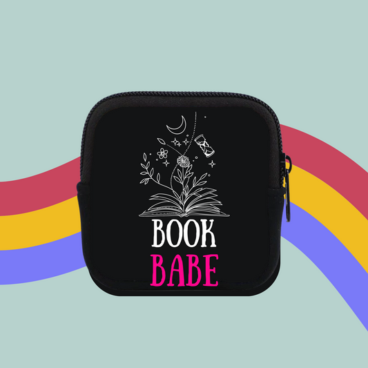 Book Babe Bookish Coin Purse- Book Lover Pouch