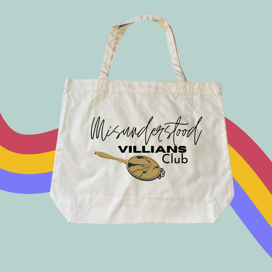 Misunderstood Villains Club Tote- Fangirl Shopping Bag