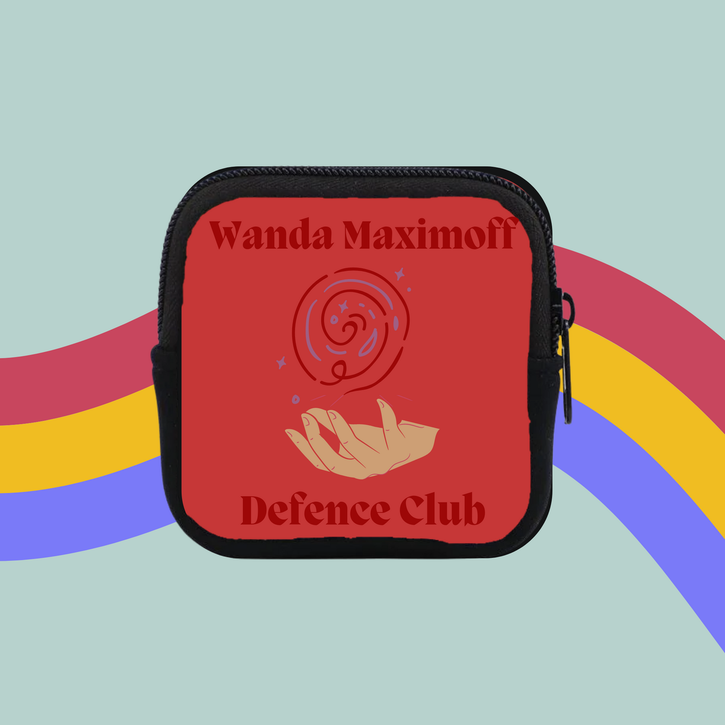 Wanda Maximoff Defence Club Coin Purse- Doctor Strange in the Multiverse of Madness-Scarlet Witch Pouch