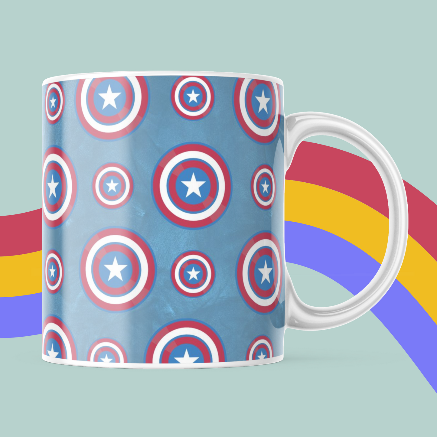 America's Shield Mug- Captain America Marvel Mug