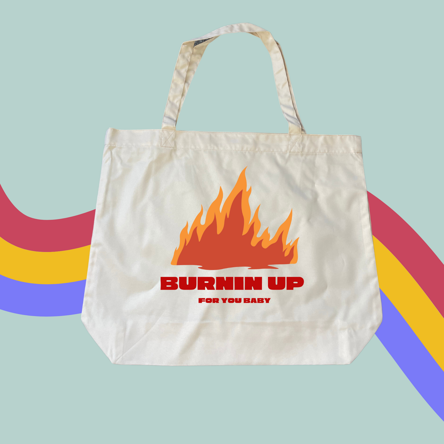 Burning Up Tote- Jonas Brothers Shopping Bag