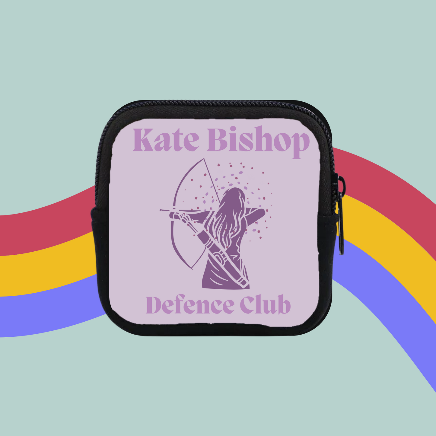 Kate Bishop Defence Club Coin Purse- Marvel’s Hawkeye -Young Avengers Pouch