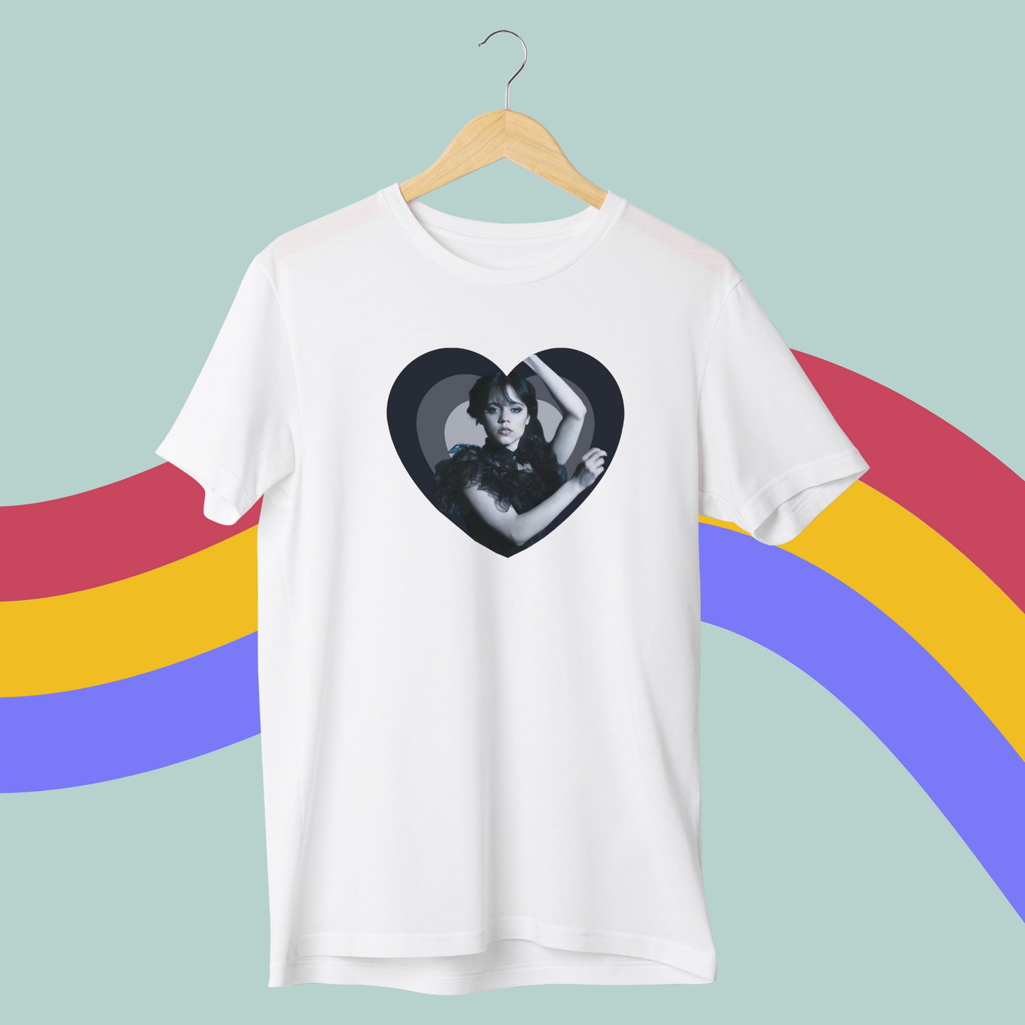 My Heart Belongs To Wednesday Adams Tee- Wednesday-Jenna Ortega T-Shirt