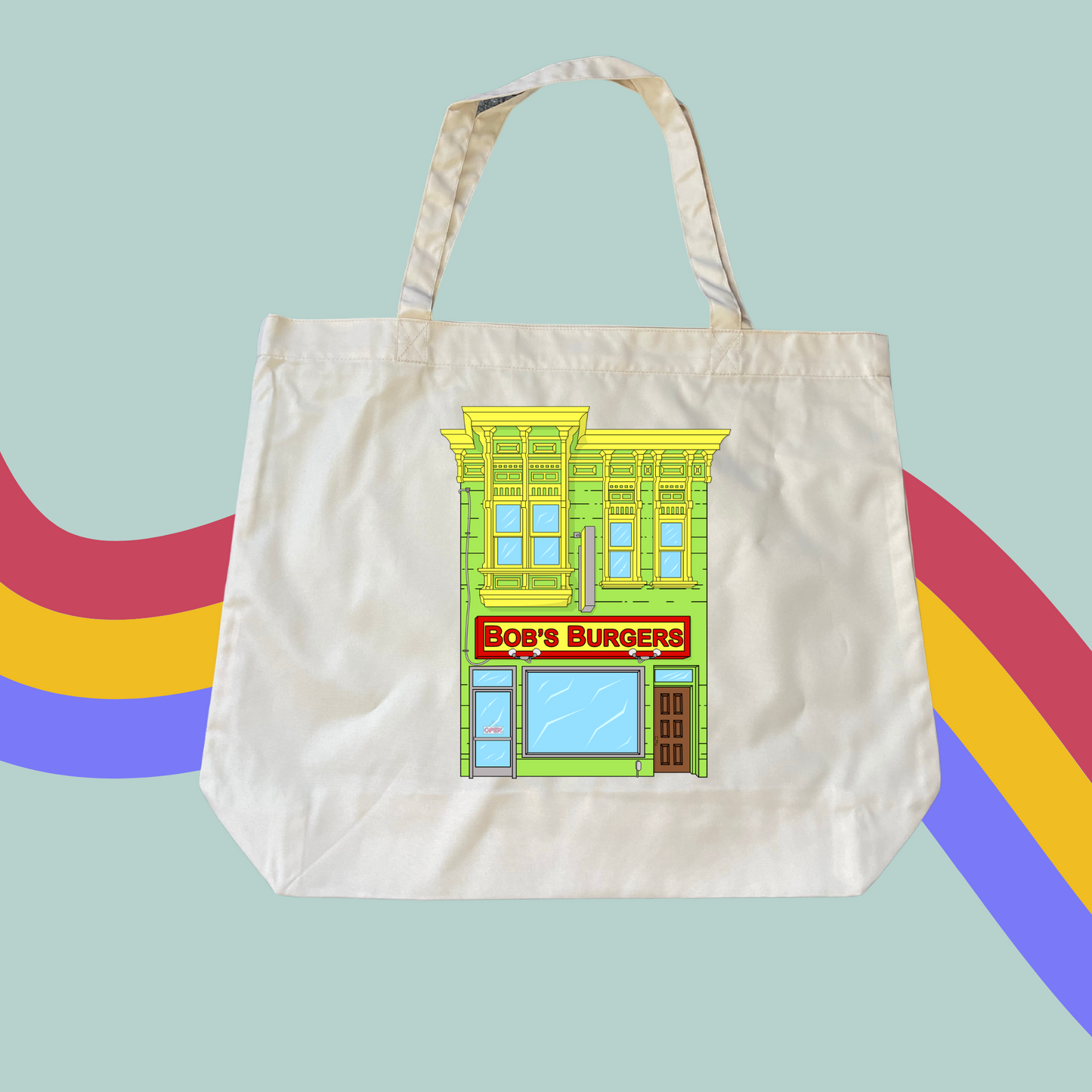 The Restaurant Tote- Bob's Burgers Shopping Bag