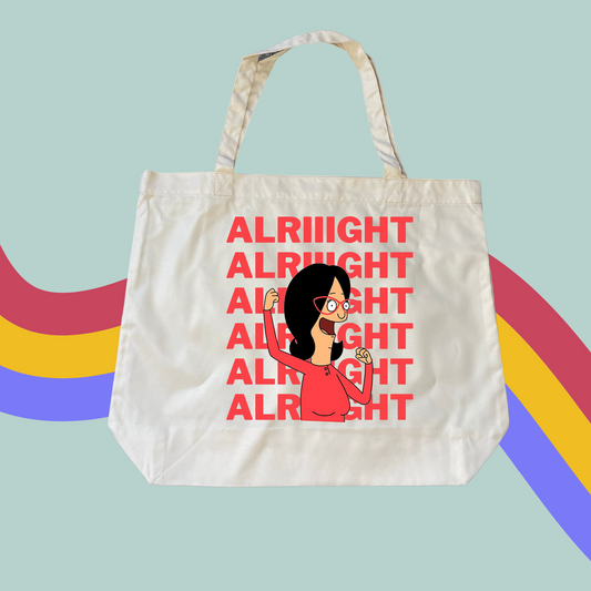 Alright Linda Belcher Tote- Bob's Burgers Shopping Bag