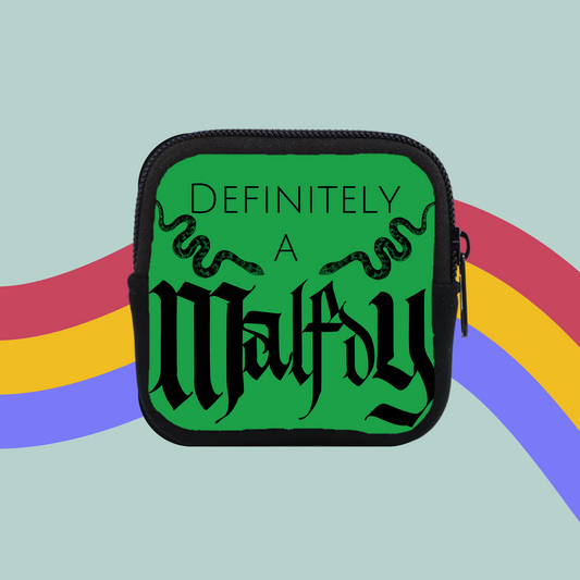 Definitely A Malfoy Coin Purse- Harry Potter Pouch