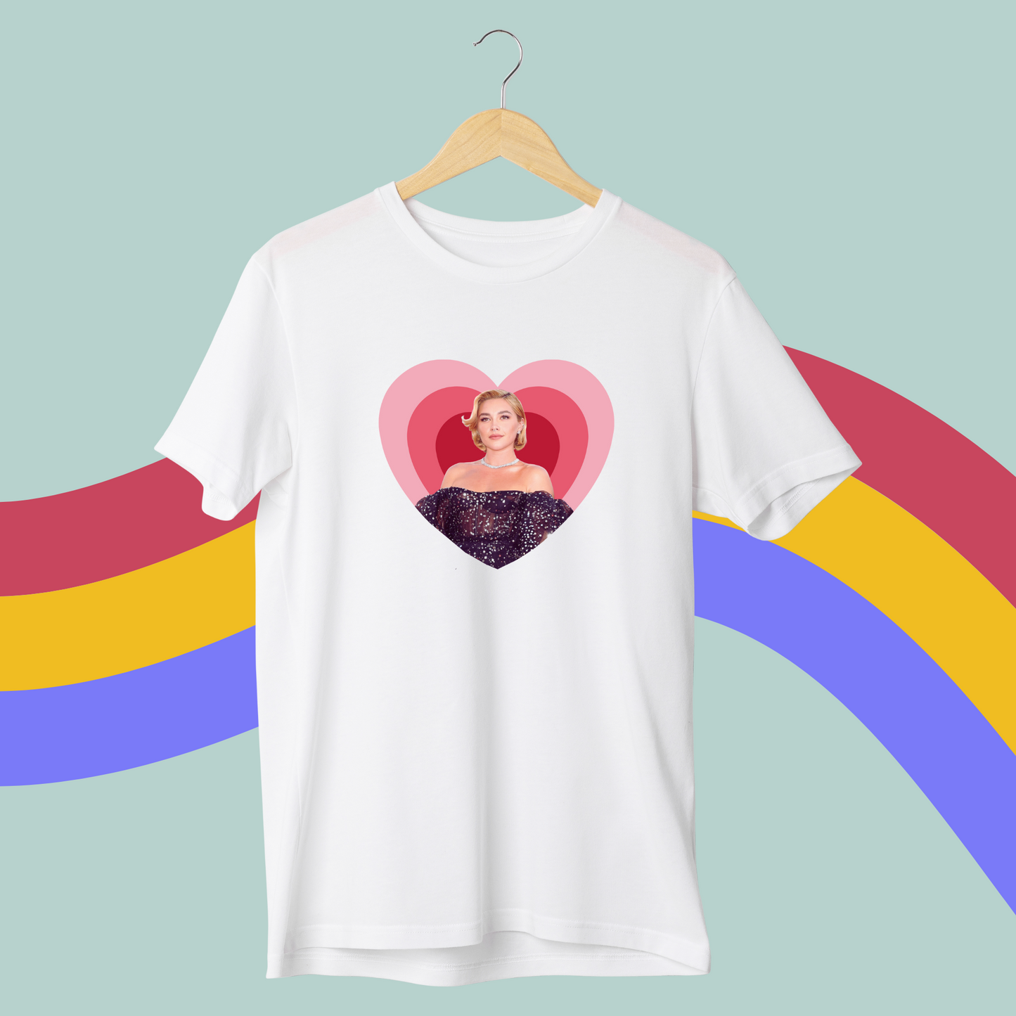 My Heart Belongs To Florence Pugh- Florence Pugh T-Shirt