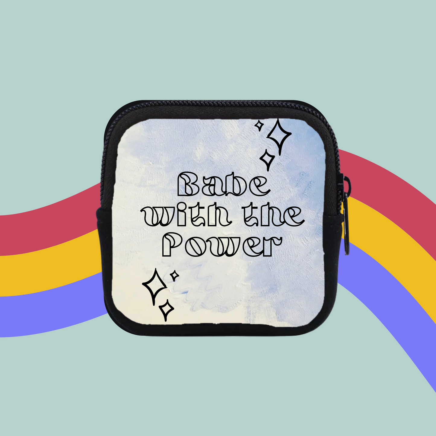 Babe With The Power Coin Purse- Labyrinth Pouch