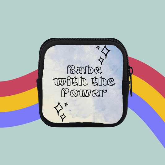 Babe With The Power Coin Purse- Labyrinth Pouch