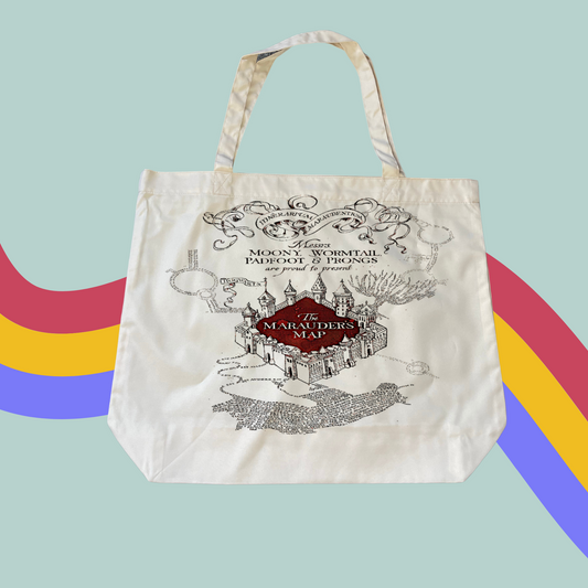 Marauders Map Tote- Harry Potter Shopping Bag