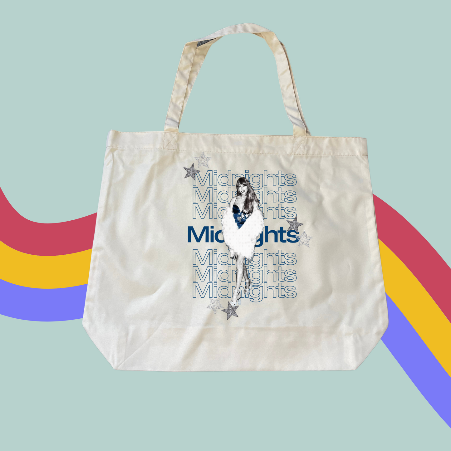 Midnights Blue Tote- Taylor Swift Midnights Shopping Bag