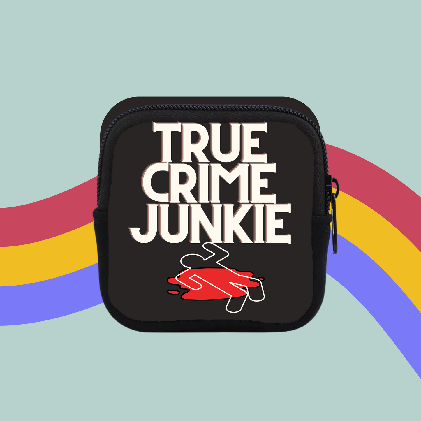 True Crime Junkie Coin Purse-True Crime Pouch