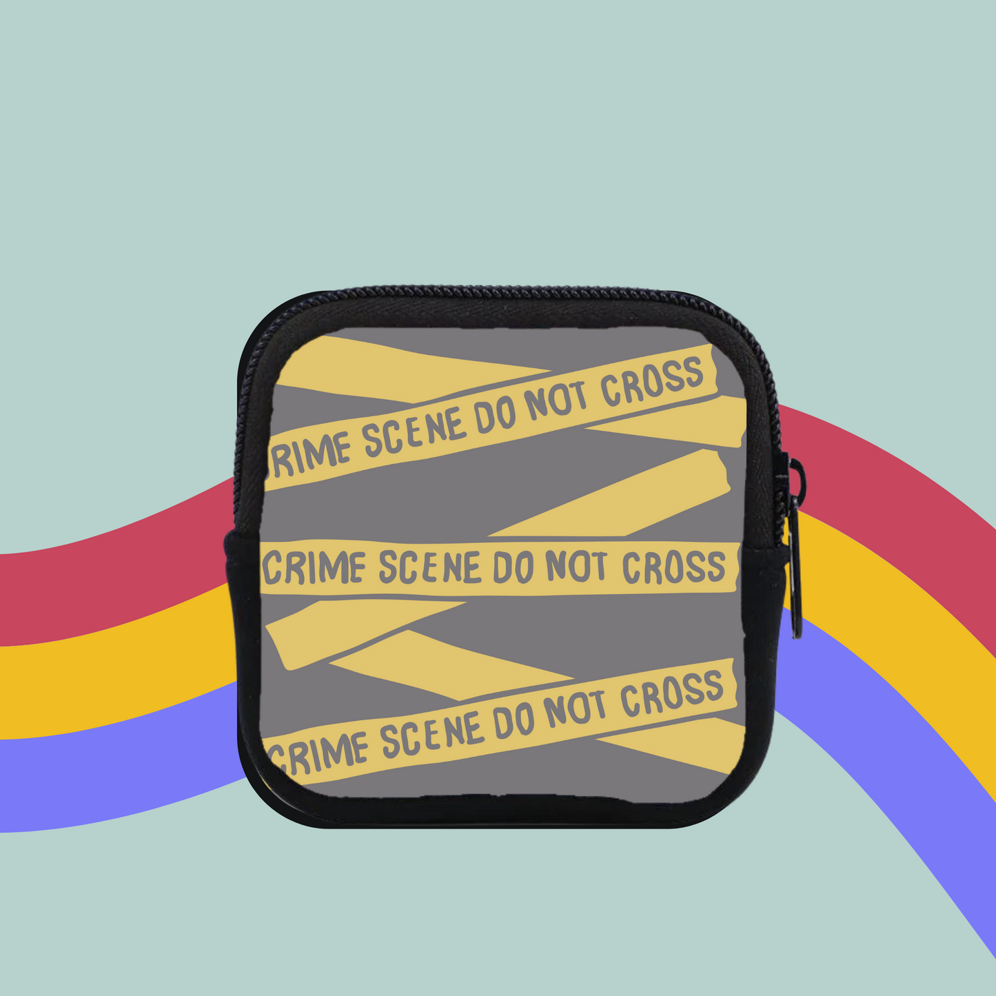 Crime Scene Coin Purse- True Crime Pouch