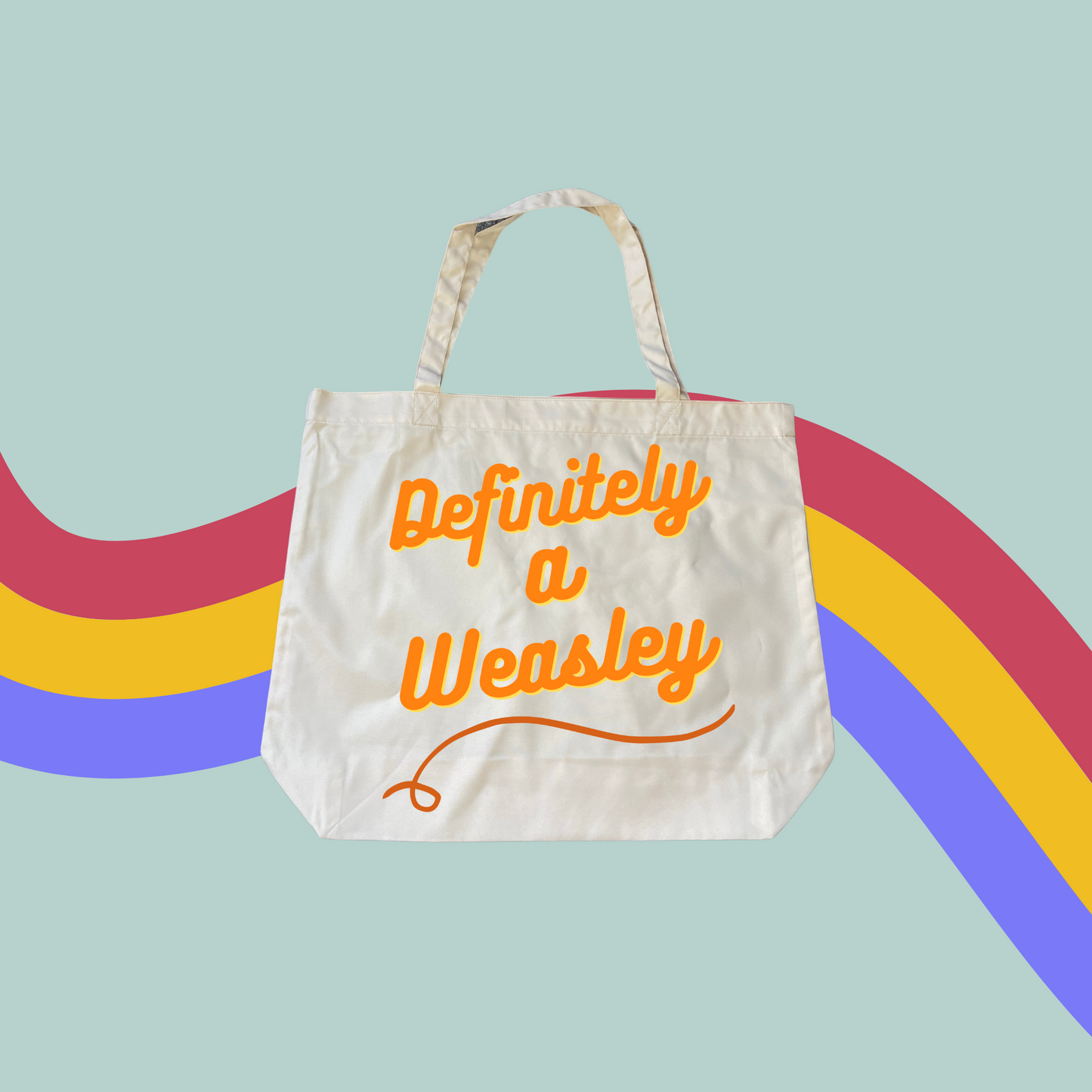 Definitely A Weasley Tote- Harry Potter Shopping Bag