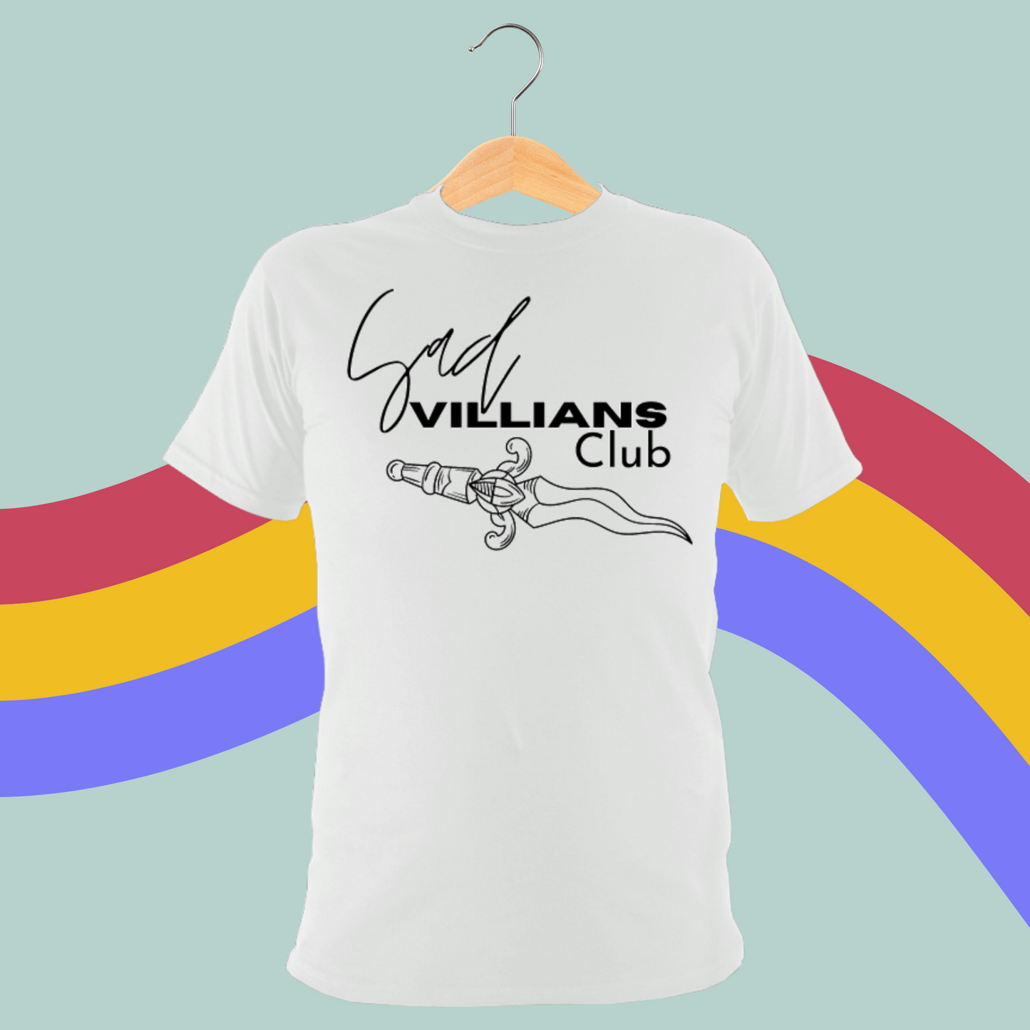 Sad Villains Club Tee- Fangirl T-Shirt